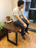 恬夢(mèng) 北歐實(shí)木餐桌椅組合現代簡(jiǎn)約長(cháng)方形飯桌美式餐廳家用吃飯桌子 支持尺寸定制（聯(lián)系客服） 曬單實(shí)拍圖
