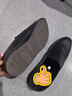 澳洲名袋鼠AUSFAMDS品牌皮鞋男春夏一腳蹬真皮軟底高檔百搭休閑皮鞋頭層牛皮商務(wù)男鞋 黑色【四季款】 42 標(biāo)準(zhǔn)皮鞋碼 曬單實(shí)拍圖