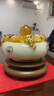 禮之源 招財聚寶盆開(kāi)業(yè)禮品擺件 金蟾琉璃白玉工藝品 家居客廳玄關(guān)酒柜 大號琉璃白玉聚寶盆（含配件） 曬單實(shí)拍圖