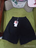 唐獅夏裝女休閑褲中短褲褲子女 黑色 S 曬單實(shí)拍圖