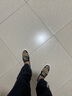 柯盾（KEDUN）2023新款帆布鞋男一腳蹬樂(lè)福鞋春夏透氣輕便懶人鞋韓版百搭潮板鞋 花白色 41 曬單實(shí)拍圖