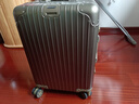 烏尼莫克（Uniamog）全鋁鎂合金行李箱登機箱小型旅行箱男出差拉桿箱女密碼箱子大容量 琥珀金（豪華款 陽(yáng)極氧化工藝） 20英寸 /可登機 第六代鋁鎂合金 曬單實(shí)拍圖