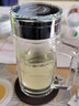 ORTOR玻璃杯雙層帶手柄男士雙層加厚耐熱商務(wù)辦公茶杯帶茶漏泡茶杯 320ML鉆石蓋辦公杯 曬單實(shí)拍圖