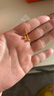 喜鉆小氣泡黃金鑲鉆耳釘足金999鉆石耳飾送女友求婚結(jié)婚首飾生日禮物 足金約1.2g+鉆石30分 曬單實(shí)拍圖