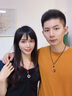 MZMZ情侶項鏈男女一對平安扣吊墜紀念古風(fēng)簡(jiǎn)約生日紀念日禮物送女友 日夜守護·情侶款 曬單實(shí)拍圖