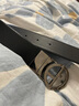 阿瑪尼（ARMANI）喬治阿瑪尼GA 新品 男士可裁剪雙面皮帶3.5cm Y2S453 YSR3X 81386 黑色 曬單實拍圖