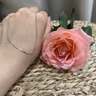 老銀匠銀項鏈無(wú)吊墜s925銀項鏈女素鏈簡(jiǎn)約裸鏈簡(jiǎn)約女士百搭時(shí)尚銀鎖骨鏈 925銀盒子鏈40cm/含證書(shū) 曬單實(shí)拍圖