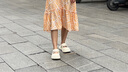 斐月伽瑪麗珍涼鞋女外穿踩屎感厚底居家EVA沙灘包頭百搭奶白少女感拖鞋 白色36-37 曬單實(shí)拍圖