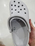 crocs卡駱馳檀健次同款洞洞鞋男沙灘鞋|10001 大氣灰-1FT 40(250mm) 曬單實(shí)拍圖
