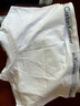 伊棠朵女士平角內褲純棉底褲女四角少女生高中學(xué)生運動(dòng)中性?xún)妊澇狈雷吖?：白色+灰色 2條 L 【100-120斤】 曬單實(shí)拍圖