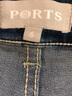 PORTS寶姿秋冬新品女裝中腳口牛仔長(zhǎng)褲LM9P018NZD013 牛仔藍(lán) L (8) 曬單實(shí)拍圖