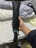 Danmunier 原創(chuàng)設計檀木柄黑雨傘折疊全自動車載用便攜晴雨兩用男士傘大號抗防風加固雙人商務定制 黑檀木-全自動-黑色（八骨傘105cm傘面） 曬單實拍圖