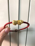 今上珠寶黃金貔貅手鏈轉(zhuǎn)運(yùn)珠紅繩男女情侶手串 定價(jià) 足金貔貅紅繩 【女士】約17cm 曬單實(shí)拍圖