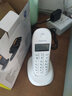 摩托羅拉（Motorola）數字無(wú)繩子母機無(wú)線(xiàn)電話(huà)機中文顯示 雙免提 辦公家用電話(huà)機 CL101C一拖一白色 曬單實(shí)拍圖