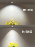朗帝斯戶外明裝射燈防水led草坪燈室外背景墻投射燈室外亮化景觀投射燈 柏森坐式黑殼7w暖光 曬單實(shí)拍圖