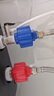 適用美的公牛電熱水器防電墻防火墻防漏電保護(hù)小廚寶隔電墻配件外置型通用配件 紅藍(lán)防電墻2個(gè)裝+安全閥+混水閥 曬單實(shí)拍圖
