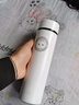 然也（RAE） 304不銹鋼保溫杯大容量水杯過(guò)濾泡茶杯學(xué)生商務(wù)辦公杯定制刻字 【316L不銹鋼】日食記白色 500ml 曬單實(shí)拍圖