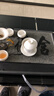 茶錦記茶具茶盤整塊天然黑金石茶海大號(hào)干泡臺(tái)家用排水式烏金石茶盤復(fù)古 80*35*3（cm）單茶盤 曬單實(shí)拍圖