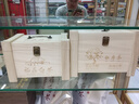百春寶通用茶葉木盒散茶木箱普洱茶葉包裝盒空禮盒白茶紅茶木盒定  原木色 木包角款+手提袋 800克 曬單實(shí)拍圖