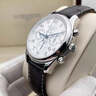 【二手99新】浪琴男表鑲鉆雙眼計時(shí)全自動(dòng)機械表 二手男士腕表回收置換 L2.669.4.78.3 白盤(pán)皮帶款表徑38.5 曬單實(shí)拍圖
