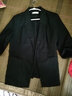 DGPZ中袖小西裝女小西服職業(yè)通勤女裝外套YZH8506 黑色 3XL 曬單實(shí)拍圖