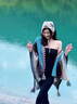 幽集雅民族風(fēng)西藏旅游穿搭斗篷保暖披肩拉薩圍巾女云南外搭加厚毯子披風(fēng) 孔雀藍(lán) 曬單實拍圖