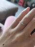 周生生 Pt950鉑金戒指一路同行白金對戒情侶求婚結婚32116R定價(jià) 16圈 曬單實(shí)拍圖