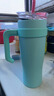 Blender Bottle 不銹鋼運(yùn)動(dòng)保溫杯水杯 便攜式男女健身杯子 帶不銹鋼攪拌球 OWL吸管保溫杯巨無(wú)霸藍(lán)1.25L 曬單實(shí)拍圖
