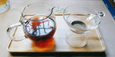 綠昌明 玻璃公道杯加茶漏網(wǎng)沖茶杯功夫茶具配耐熱玻璃加厚公道杯過(guò)濾 公道杯300ml +玻璃茶濾 曬單實(shí)拍圖
