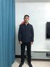 沙馳（SATCHI）男裝男士羽絨服秋冬新款翻領(lǐng)鴨絨保暖面包服外套厚【大朵鴨絨】 藏青 M (48) 曬單實(shí)拍圖