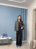 UNAE直筒褲女2025年春秋新款修身顯瘦高腰長(cháng)褲休閑衛褲韓版女士運動(dòng)褲 黑色【春秋款】 L 曬單實(shí)拍圖