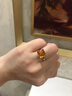 Lescreation莉薩珠寶 4.5克拉黃水晶天然戒指18K黃金戒指 黃晶女戒彩色寶石 18K金黃水晶戒指 曬單實(shí)拍圖