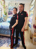 可晴爾 運動(dòng)套裝男士夏季短袖情侶運動(dòng)服女休閑衛衣夏天跑步服男運動(dòng)裝 黑色17 女士M/85-98斤 曬單實(shí)拍圖