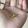 中國黃金（CHINA GOLD）黃金耳釘女士足金耳環(huán)耳飾生日禮物送女友媽媽老婆結婚紀念日實(shí)用 足金耳扣一對 曬單實(shí)拍圖
