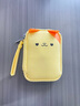 BUBM 移動(dòng)硬盤(pán)保護套防震可愛(ài) 適用于F308萊思硬盤(pán)收納包2.5英寸抗摔WD硬盤(pán)收納盒 雙層 小黃貓 曬單實(shí)拍圖