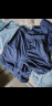 啄木鸟（TUCANO）短袖t恤运动套装男中老年休闲时尚短裤爸爸装三件套灰色C 4XL 实拍图