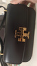 Tory Burch 湯麗柏琦 ELEANOR 小號翻蓋斜挎肩背法棍包TB 158734 黑色 001 OS 曬單實(shí)拍圖