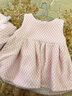 G.duck童裝女童套裝秋冬季25新款兒童衣服女寶寶夾棉加厚小香風(fēng)外套裙子 粉紅色 120 尺碼5~6歲【110-120cm】 曬單實(shí)拍圖