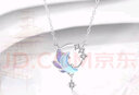 莘月 原創(chuàng)s925銀項(xiàng)鏈 女士銀鏈子 國潮古風(fēng)鎖骨鏈 小眾文藝氣質(zhì)吊墜七夕送女友閨蜜生日禮物 許愿繁星項(xiàng)鏈 曬單實(shí)拍圖