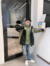 G.DUCKKIDS小黃鴨童裝兒童沖鋒衣三合一秋冬外套防風(fēng)防水刺繡男童上衣保暖 黑色 160碼建議13~14歲【150-160cm】c 曬單實拍圖
