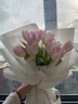 花與千尋郁金香鮮花花束同城配送老婆閨蜜男女友朋友生日禮物 10支粉色郁金香新款 同城配送   支持預約日期送達 曬單實(shí)拍圖