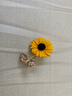 頂妃（DING FEI）一舉奪葵韓可愛(ài)向日葵太陽(yáng)花胸針女氣質(zhì)西裝配飾毛衣別針 向日葵胸針  A05-204 曬單實(shí)拍圖