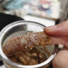 鮮喜利真正舟山椒鹽皮皮蝦即食零食新鮮鮮活海鮮熟食罐裝麻辣蝦姑琵琶蝦 香辣皮皮蝦 300g(凈重)  （共2盒） 曬單實(shí)拍圖
