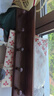 簡(jiǎn)韻（JianYun）北美黑胡桃木實(shí)木一字板試衣間長(zhǎng)排衣帽掛鉤門后墻上置物架掛衣架 黑胡桃掛衣架-60厘米-自己安裝 曬單實(shí)拍圖