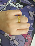 周生生永系列 足金黃金車花情侶對戒款求婚結(jié)婚戒指78210R計(jì)價 14圈 - 4.02克(含工費(fèi)100元) 曬單實(shí)拍圖