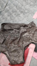 莫代爾蕾絲內褲女士性感中腰無(wú)痕短褲新款女生棉襠部大碼欲底褲 紅色+煙灰色+黑色 L 115-135斤 曬單實(shí)拍圖