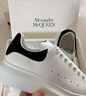 亞歷山大麥昆（Alexander McQueen）奢侈品男裝 麥昆男鞋MCQ黑尾厚底增高小白鞋禮物 10447 白色 43.5 曬單實拍圖