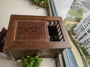 景典 紅木家具 非洲雞翅木（學(xué)名：非洲崖豆木）中式實(shí)木床雙人床現代中式別墅臥室家具 1.8米單床（一心一意） 曬單實(shí)拍圖