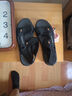 啄木鳥(niǎo)男涼鞋25新款潮夏天男款耐磨防滑防臭開(kāi)車(chē)鞋可以泡水情侶沙灘鞋 黑色 44 曬單實(shí)拍圖