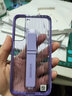 三星（SAMSUNG）Galaxy S22 5G手機殼 立式支架保護殼 s22防摔全包殼 紫色 曬單實拍圖
